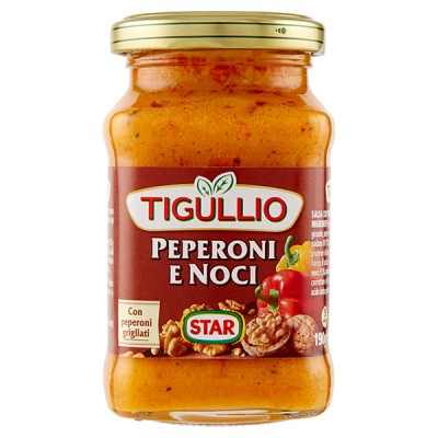 Pesto grillad paprika och valnötter 185g Tigullio - 1