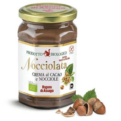 Choklad och Hasselnötskräm EKO 250g Rigoni - 1
