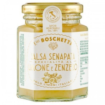 Salsa senapata di limone e zenzero 130 g Boschetti - 1