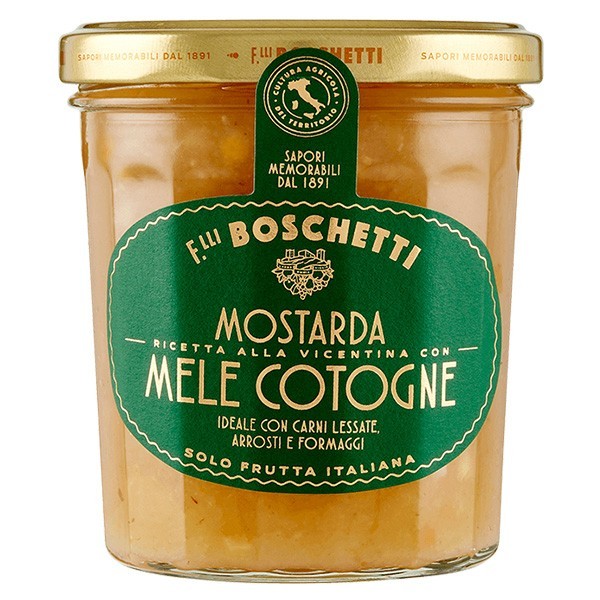 Mostarda di mele cotogne vicentina 350 g Boschetti - 1