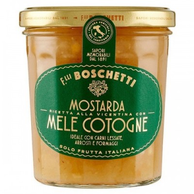 Mostarda di mele cotogne vicentina 350 g Boschetti - 1