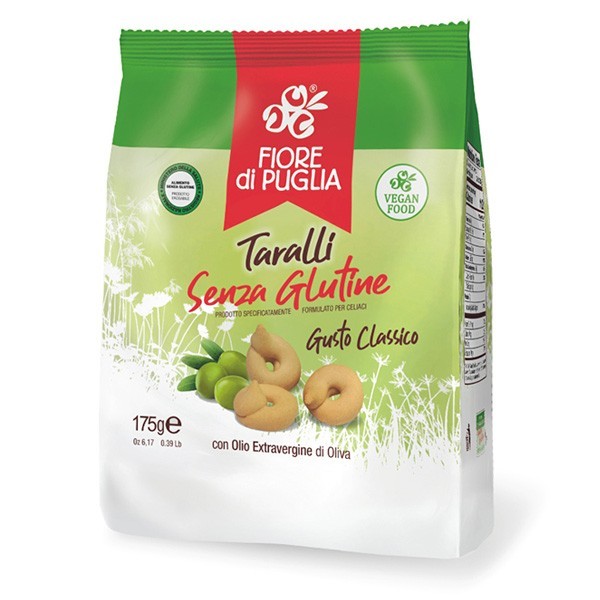 Taralli glutenfri 175 g Fiore di Puglia - 1