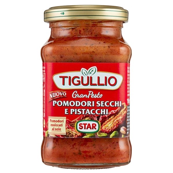 Pesto soltorkade tomater och pistagenötter 190 g Tigullio - 1