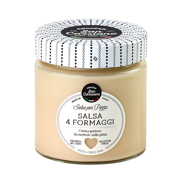 Salsa per pizza 4 formaggi 190 g Cascina S. Cassiano - 1