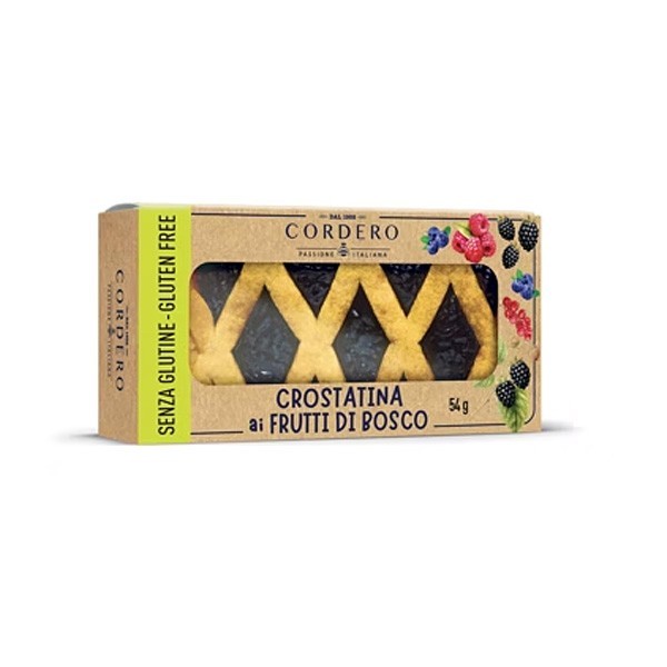 Crostatina ai Frutti di bosco Glutenfri 54 g Cordero - 1