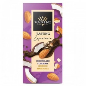 Cioccolato fondente cocco e mandorla 75 g Vanini - 1