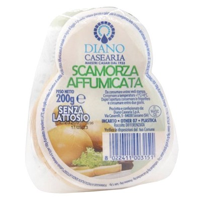 Scamorza Affumicata Senza Lattosio 200 g Diano - 1